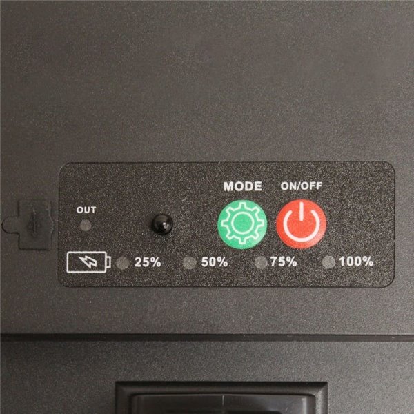 Guirnalda de exterior LED solar TEIDE, con bateria recargable y 10 bombillas incluidas, 8W 430Lm, 2700K