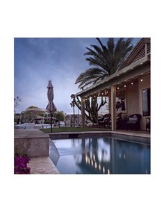 Cordão de luz solar LED para exterior, com 10 lâmpadas incluídas e bateria recarregável, IP44 4W 600Lm 3000K 2