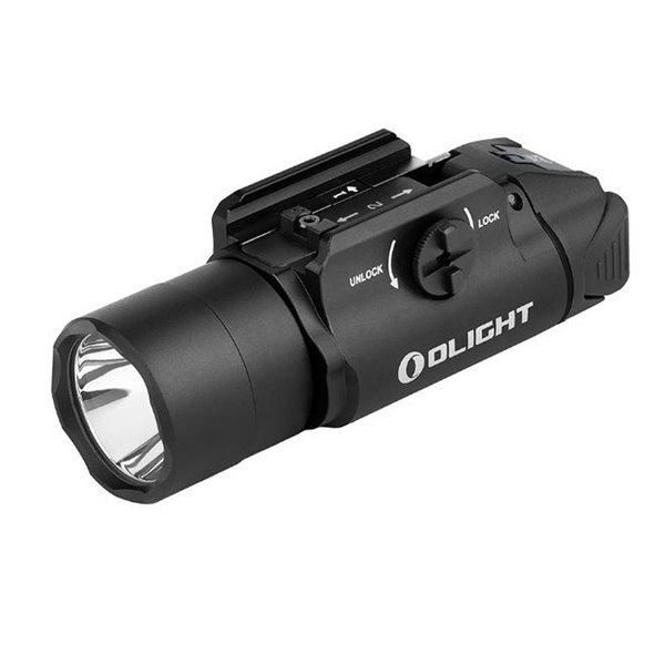 Linterna LED para arma VALKYRIA PL-TURBO 800Lm y 515m alcance 2x1600mAh CR123A IPX6