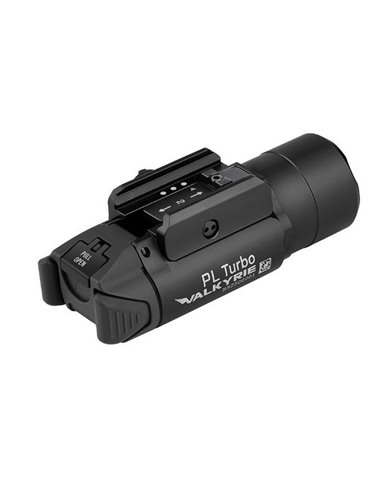 Linterna LED para arma VALKYRIA PL-TURBO 800Lm y 515m alcance 2x1600mAh CR123A IPX6
