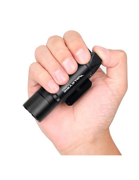 Linterna LED para armas corta VALKYRIA TURBO LEP 250Lm y 530m alcance, batería 2XCR123 IPX6