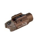 Linterna LED para arma corta VALKYRIA PL-3 1.000Lm, alcance 200m batería 1600mAh CR123A x 2 IP68