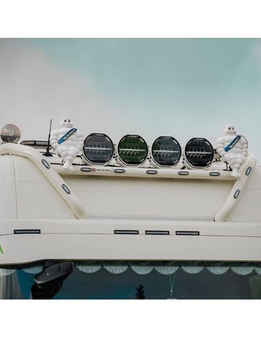 Phare LED longue portée SENTINEL 9″ standard 87 W IP68 ECE R112 blanc R112 R7 20 points lumineux