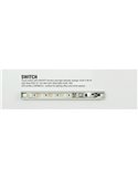 Interruptor táctil LED Labs con regulación y retardo "DELAY OFFf" 12–24 V para perfil aluminio