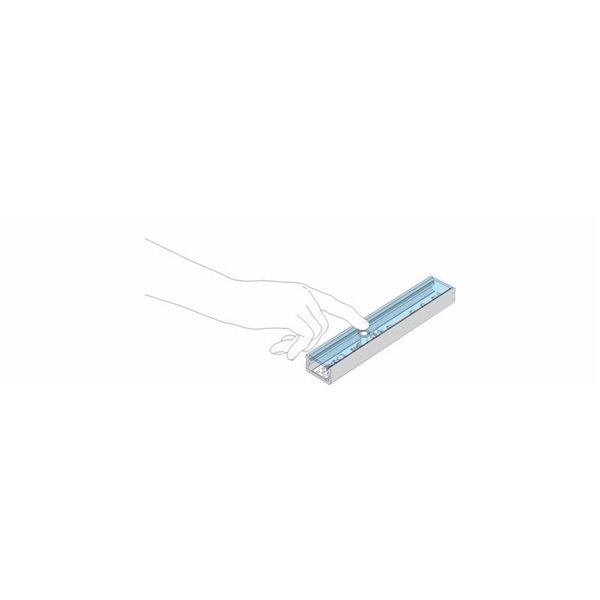 Interrupteur tactile LED Labs avec variateur et temporisation « DELAY OFF » 12–24 V pour profilé aluminium