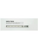 Interruptor táctil LED 12/24 V simple ON/OFF para perfil aluminio LED Labs
