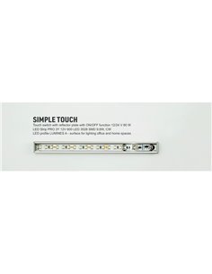 Interruptor táctil LED 12/24 V simple ON/OFF para perfil aluminio LED Labs 2