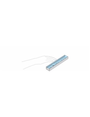 Interrupteur tactile LED 12/24 V simple ON/OFF pour profilé aluminium LED Labs