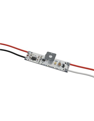 Interruptor táctil LED 12/24 V simple ON/OFF para perfil aluminio LED Labs