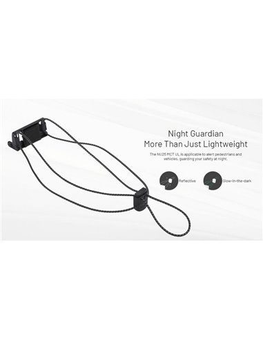 Frontal LED ultraligero NU25 MCT UL 3000K-4500K-6500K 400Lm USB-C y 700mAh IP66