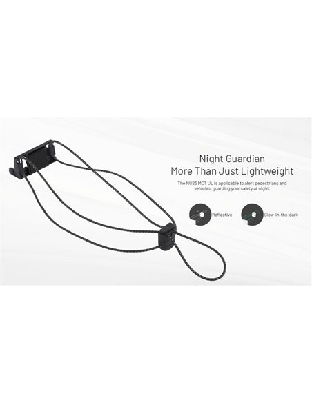 Lampe frontale LED ultra-légère NU25 MCT UL 3000K-4500K-6500K 400Lm USB-C et 700mAh IP66