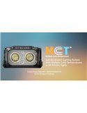 Linterna frontal LED recargable NU25 MCT 3000K-4500K-6500K 400Lm con 700mAh y USB-C IP66