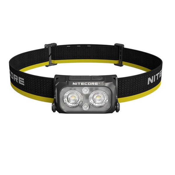 Lanterna frontal LED recarregável NU25 MCT 3000K-4500K-6500K 400Lm com 700mAh e USB-C IP66