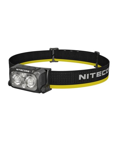 Lampe frontale LED rechargeable NU25 MCT 3000K-4500K-6500K 400Lm avec 700mAh et USB-C IP66