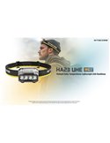 Linterna frontal HA23 UHE Negro 600Lm Multitemperatura 600Lm 132m Alcance IP66 con Pilas AAA o Batería