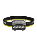 Linterna frontal HA23 UHE Negro 600Lm Multitemperatura 600Lm 132m Alcance IP66 con Pilas AAA o Batería
