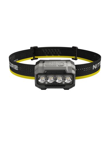 Lampe frontale multi-températures HA23 UHE noire 600 lm, portée 132 m, IP66, avec piles AAA ou batterie rechargeable