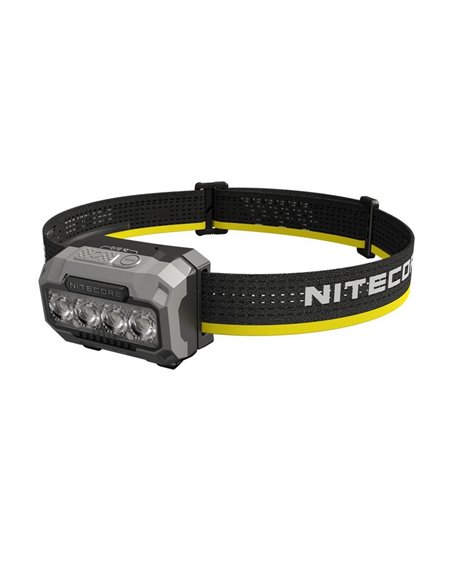 Linterna frontal HA23 UHE Negro 600Lm Multitemperatura 600Lm 132m Alcance IP66 con Pilas AAA o Batería
