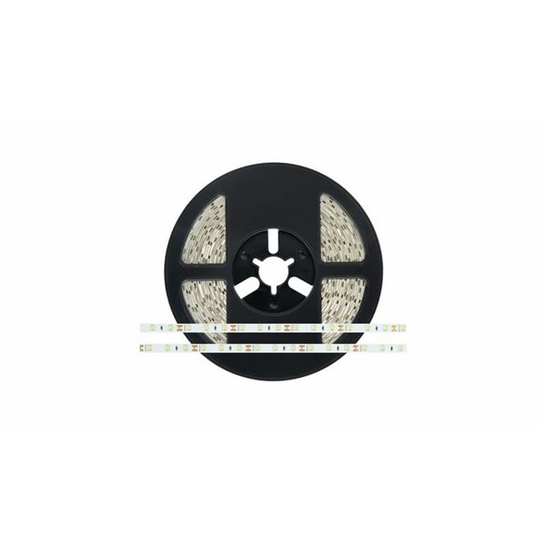 Bande LED 12 V SMD 2835, 5 mètres, 300 LED lumière chaude 3 000 K, 4,8 W/m, IP20