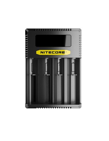Cargador Inteligente NITECORE Ci4 de 4 Bahías Rápido USB-C para Baterías AA, AAA, 18650, 21700