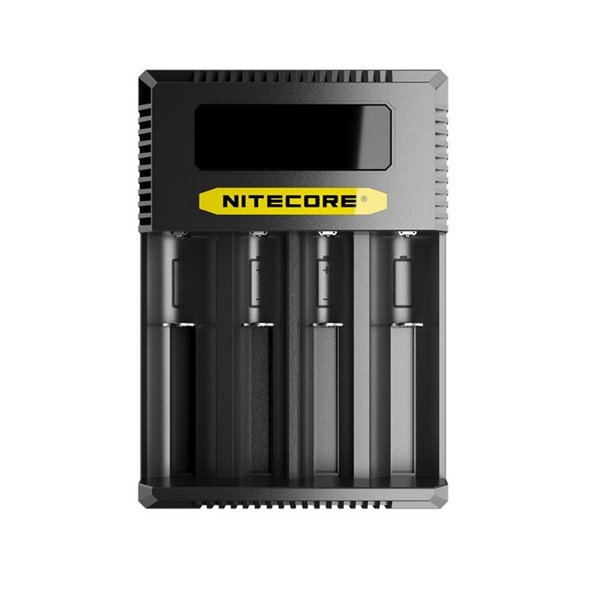 Cargador Inteligente NITECORE Ci4 de 4 Bahías Rápido USB-C para Baterías AA, AAA, 18650, 21700