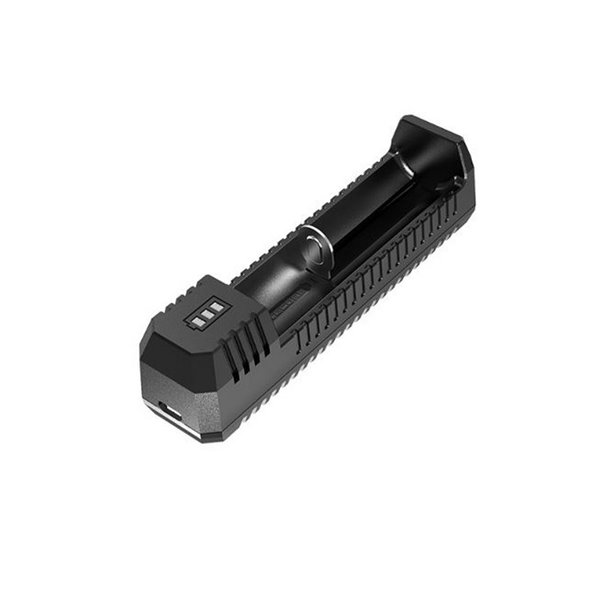 Cargador Inteligente UI1 para Baterías Li-ion 800mA USB Individual Compacto