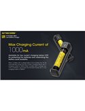 Cargador Inteligente UI1 para Baterías Li-ion 800mA USB Individual Compacto
