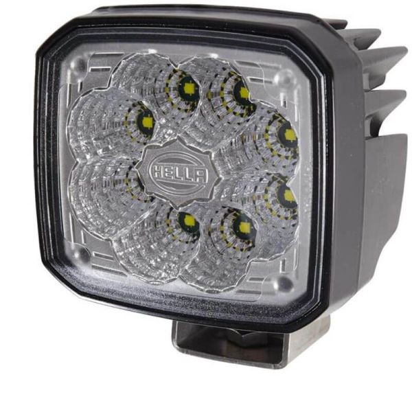 Puissant phare LED carré longue portée 50 W 4 400 lm Optique longue portée 12 V/24 V Ultra Beam GEN II Deutsch 1GA 995 606-011