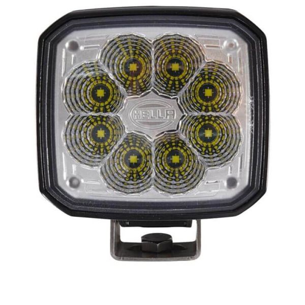 Puissant phare LED carré longue portée 50 W 4 400 lm Optique longue portée 12 V/24 V Ultra Beam GEN II Deutsch 1GA 995 606-011