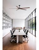 Ambiente Ventilador Industrial BIGWOOD 20 XL Negro/Nogal FSC | 5 Palas Madera | Motor DC | Mas de 39m2
