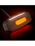 Piloto LED de galibo con soporte extendido recto de 3 funciones con luz de galibo lateral, delantera y trasera SM1 A R1 12V 24V