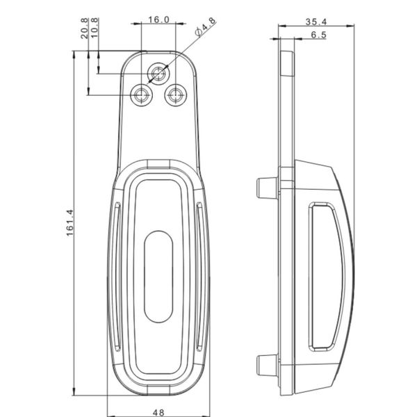Feu de gabarit à LED avec support...