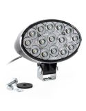 Faro LED ovalado de trabajo potente FT-366 LED 6.200Lm 53W Óptica de Trabajo Cable o Conector Deutsch