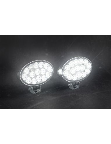 Faro LED ovalado de trabajo potente FT-366 LED 6.200Lm 53W Óptica de Trabajo Cable o Conector Deutsch