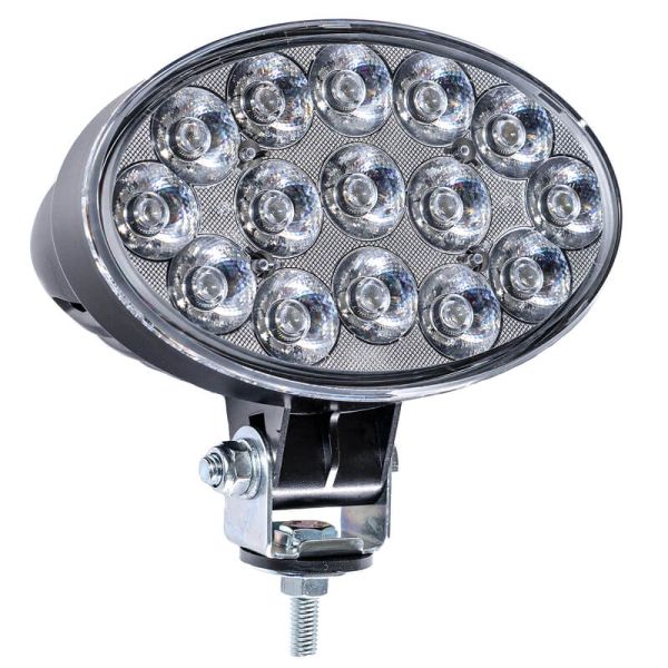 Faro de Trabajo Ovalado FT‑367 LED | 6100 Lm | Haz Focalizado 10° | 12/24 V | IP69 | Cable o Conector Deutsch