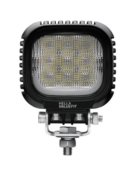 Faro de trabajo LED cuadrado con luz de posición Ambar y Blanca Hella S3000 2.0 - 3000Lm R148 1GA 357 109-031