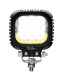 Faro de trabajo LED cuadrado con luz de posición Ambar y Blanca Hella S3000 2.0 - 3000Lm R148 1GA 357 109-031
