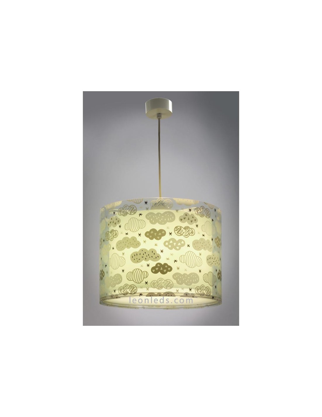 Lámpara Infantil con nubes serie Clouds 41412H | LeonLeds.com