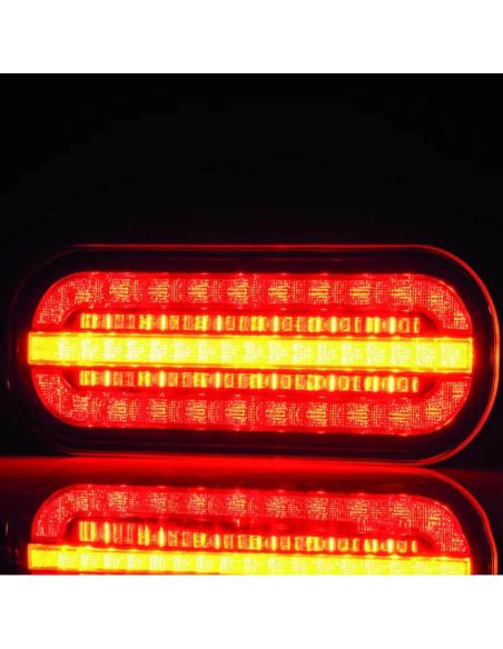 Feu arrière de remorque à LED Fristom FT320 avec clignotant progressif | LeonLeds