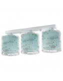 Lámpara 3 Luces de techo infantil Original serie Clouds con 3 pantallas redondas de la marca Dalber 41413H| LeonLeds