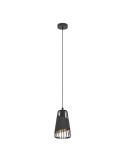 Lámpara de techo moderna negra Austell 16,5Cm 1XE27