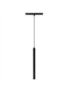 Foco colgante LED carril MAGNETO 5W 2700K con regulación TRIAC negro Mantra