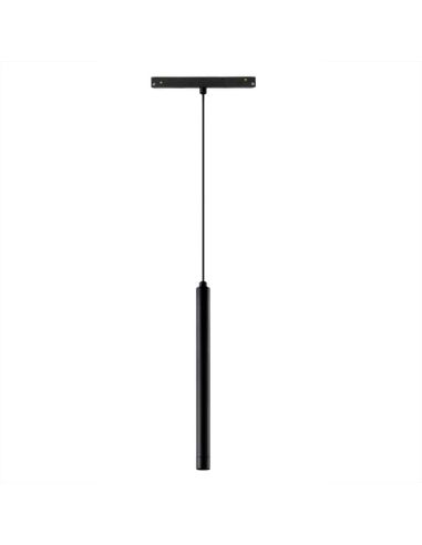 Foco colgante LED carril MAGNETO 5W 2700K con regulación TRIAC negro Mantra