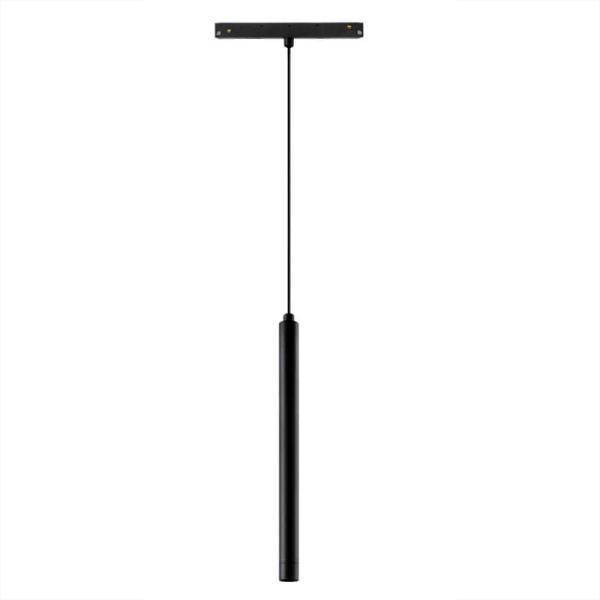 Foco colgante LED carril MAGNETO 5W 2700K con regulación TRIAC negro Mantra