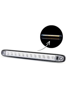 Barre LED arrière clignotante progressive LKD 2249 | 12/24 V | IP68 | Pack de 2 universels