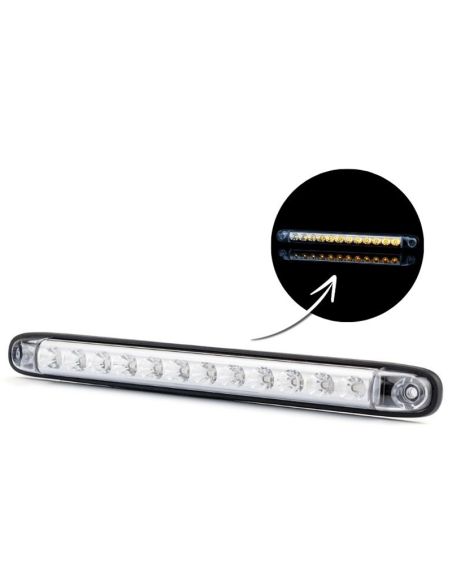 Barre LED arrière clignotante progressive LKD 2249 | 12/24 V | IP68 | Pack de 2 universels