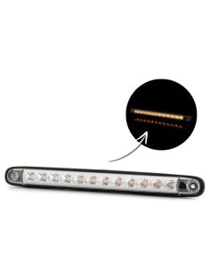 Indicador traseiro LED estático LKD 2249/ST | 12/24 V | IP68 | Resistente 2A R10