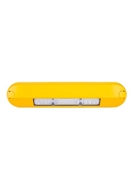 Barre d'éclairage de travail à LED jaune LRD 3042/Y | 12/24 V | IP68 | 1 000 lm | Boîtier jaune