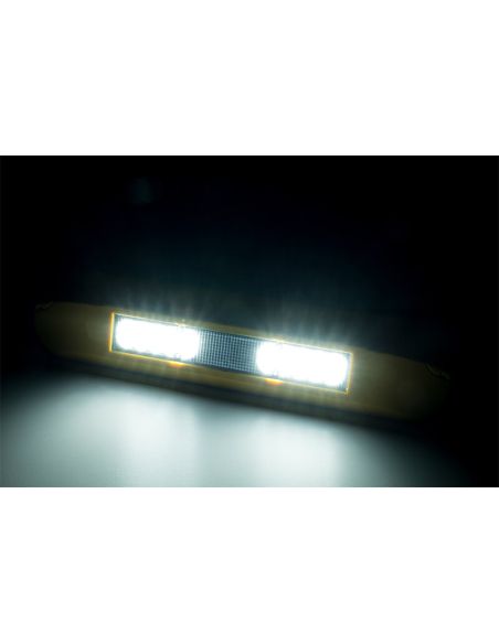 Barre d'éclairage de travail à LED jaune LRD 3042/Y | 12/24 V | IP68 | 1 000 lm | Boîtier jaune