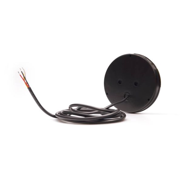 Trasera Piloto LED trasero redondo empotrable  W131 Y Black/Yellow 12V 24V Posición, Freno e Intermitente R10, R1Y, S1Y 2aY